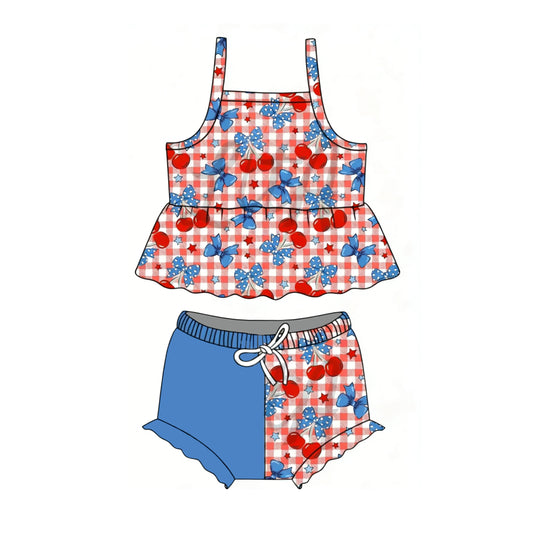 preorder GBO0510 July 4th Girls Bummies Set