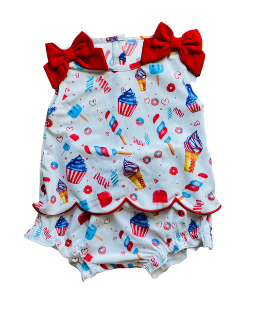 preorder GBO0535 July 4th Ice Girls Bummies Set