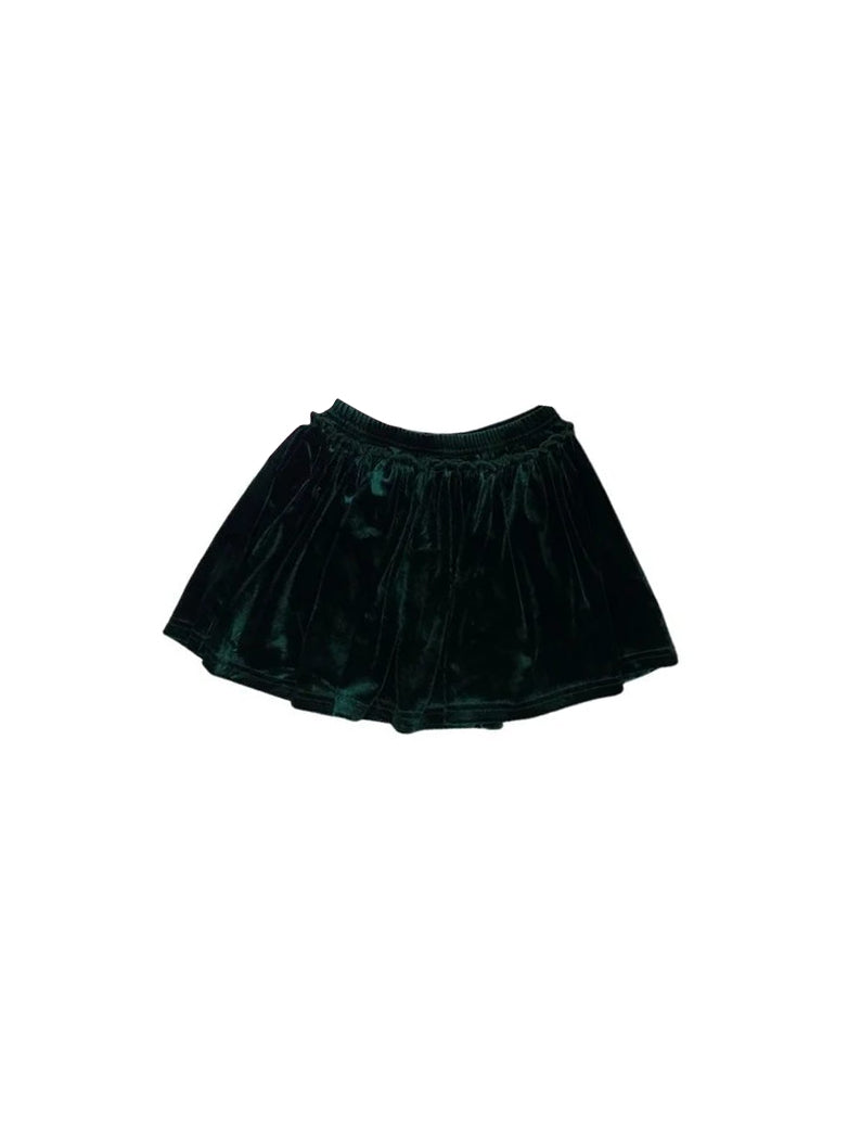 preorder GLK0015 Black pleuche Girls Skirt