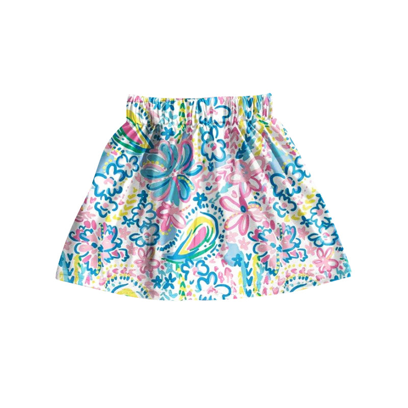 preorder GLK0025 watermelon flowers colorful girls skirt