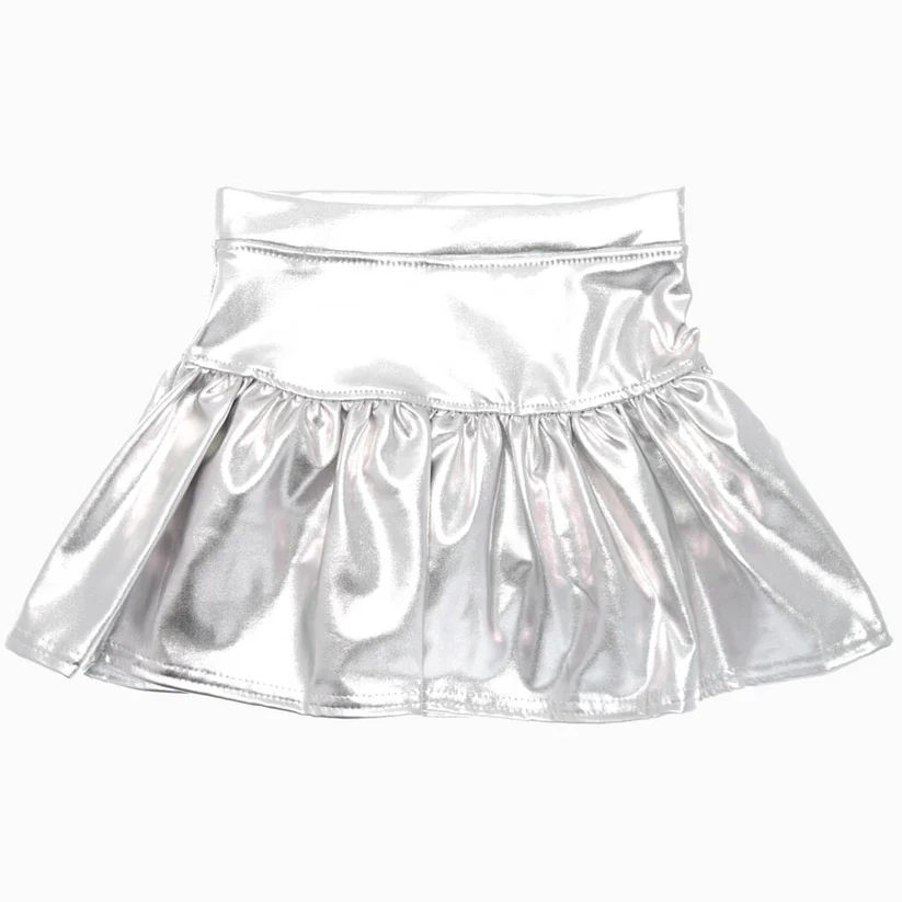 preorder GLK0042 white Leather Girls Skirt