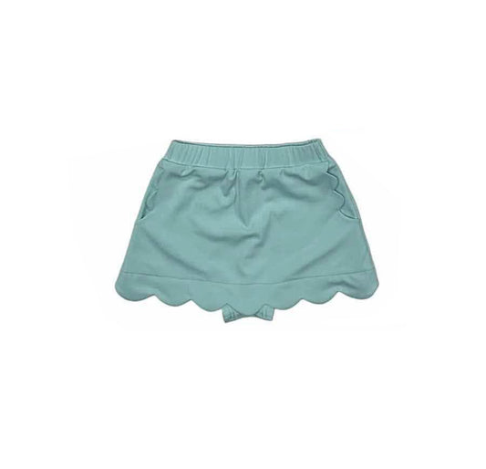 preorder GLK0076 yoga light blue skirt with shorts girls clothes