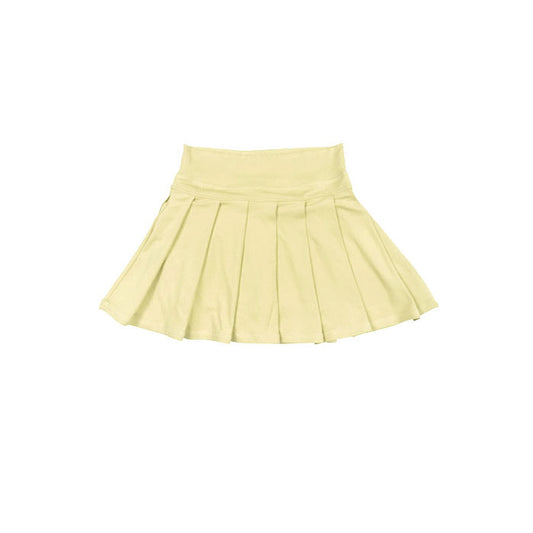 preorder GLK0214 Yoga Yellow Skorts Girls Skirts