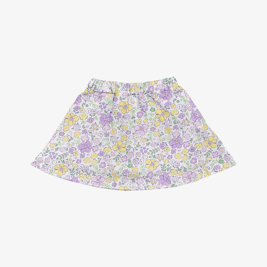 preorder GLK0222 Colorful Flowers Floral Skorts Girls Skirts