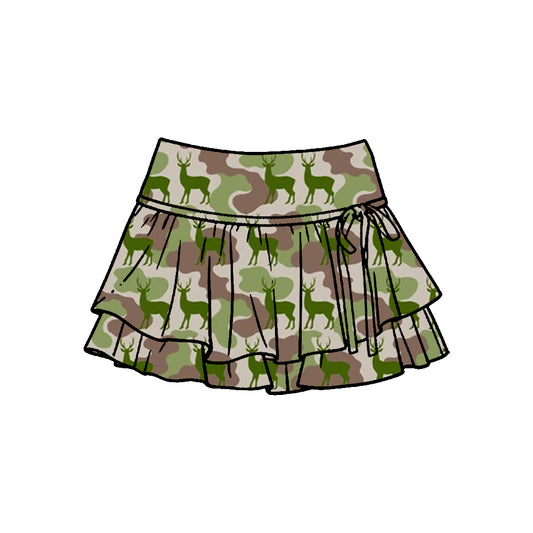 preorder GLK0252 Yoga Camo Skorts Girls Skirts