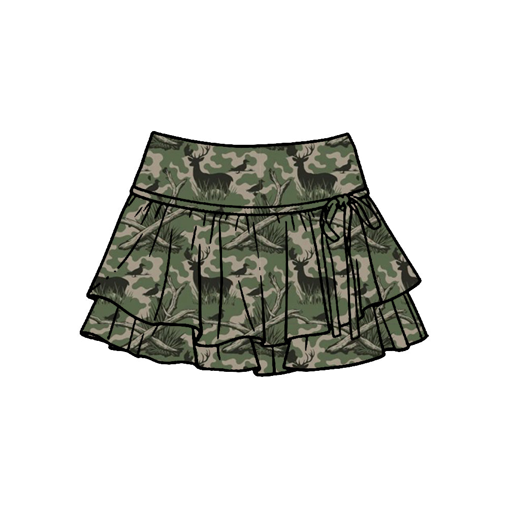 preorder GLK0254 Yoga Camo Skorts Girls Skirts