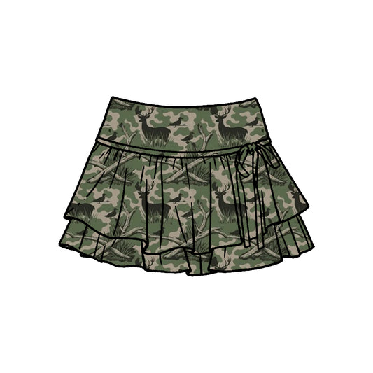 preorder GLK0254 Yoga Camo Skorts Girls Skirts
