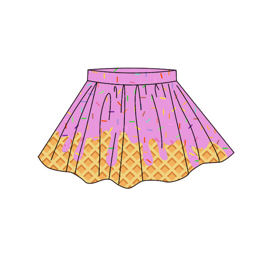 preorder GLK0278 Yoga Pink Sprinkles Skorts Girls Skirt