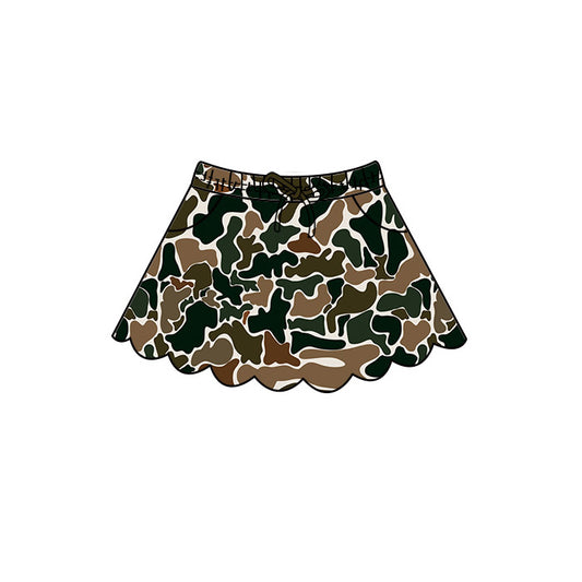 preorder GLK0300 Scallop Hunting Camo Skorts Girls Skirt