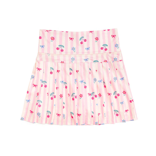 preorder GLK0306 Yoga Cherry Bows Girls Skorts