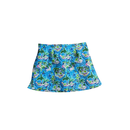 preorder GLK0310 Yoga Blue Tree Girls Skorts