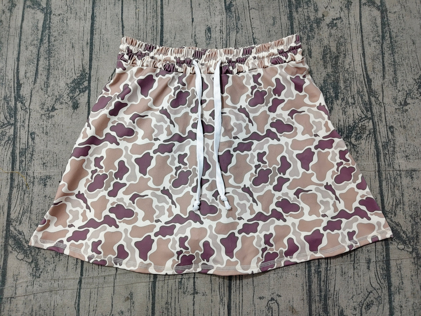 preorder Samples GLK0314 Yoga Camo Skorts Adult Women Skirt