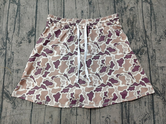 preorder Samples GLK0314 Yoga Camo Skorts Adult Women Skirt