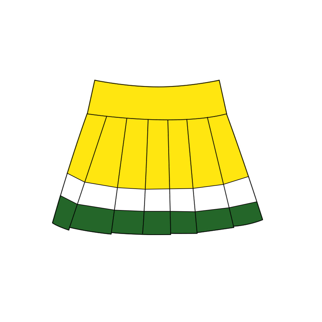 preorder GLK0319 Yoga Yellow Girls Skirt