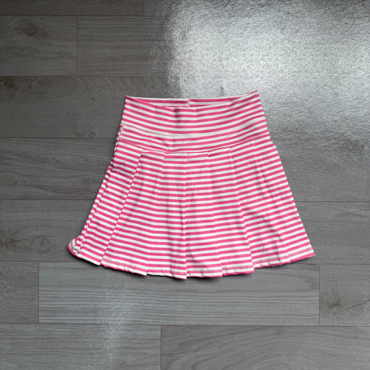 preorder Samples GLK0335 Yoga Pink Striped Skorts Girls Skirt