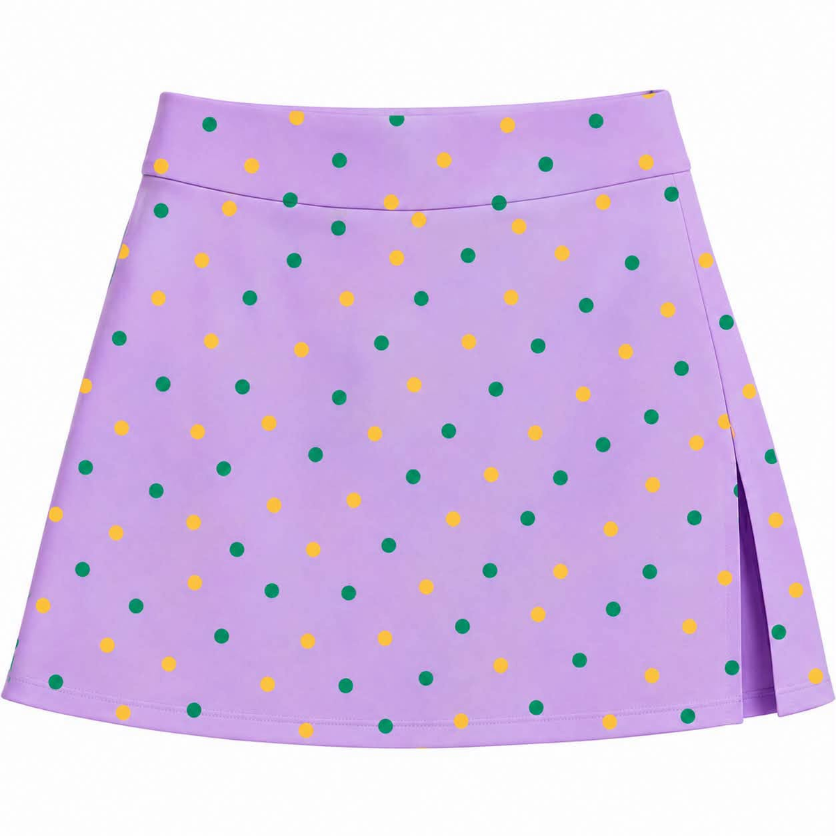 preorder GLK0354 Yoga Mardi Gras Dot Purple Skorts Girls Skirt