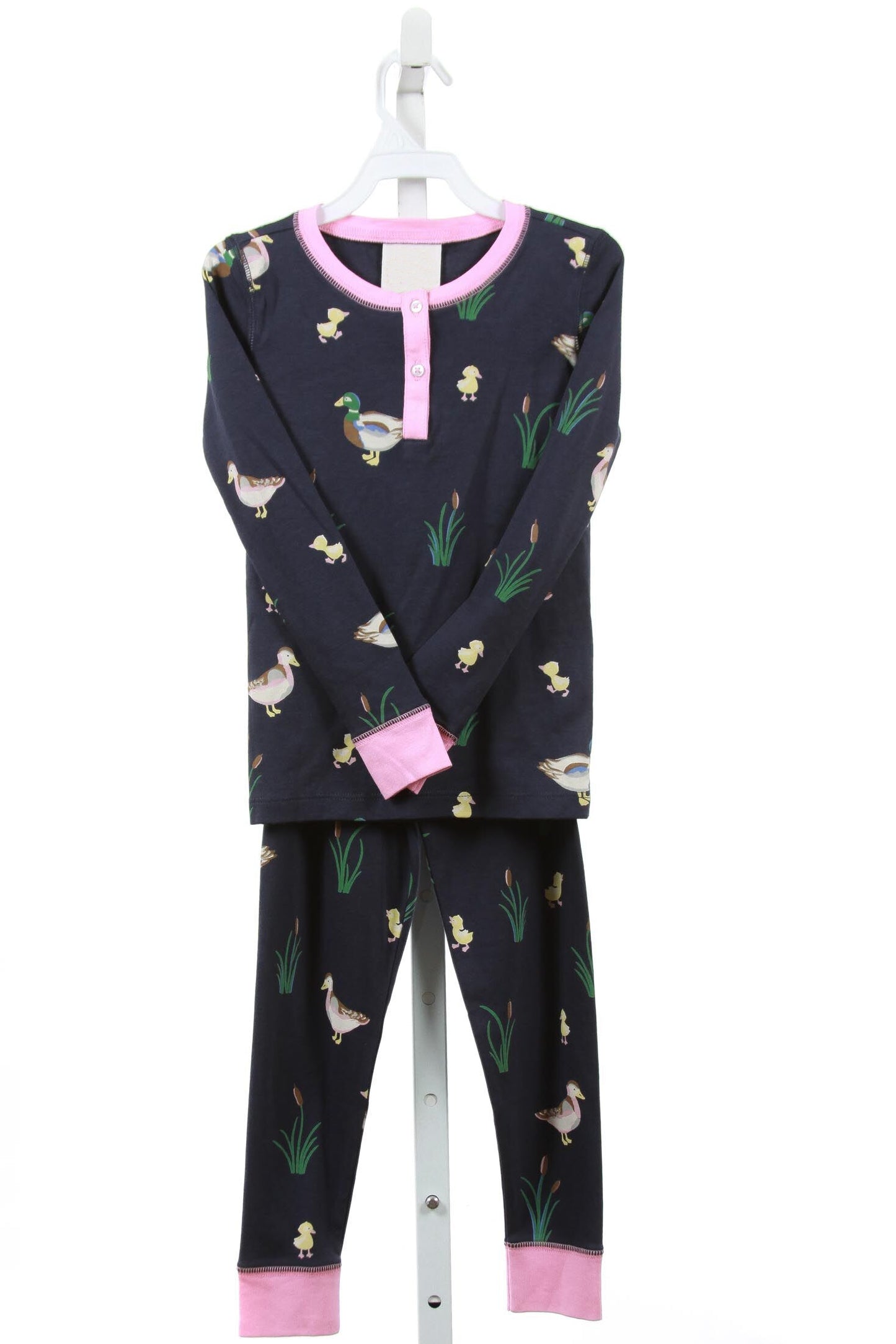 preorder GLP1216 mallard pink black long sleeve pants girls pajamas