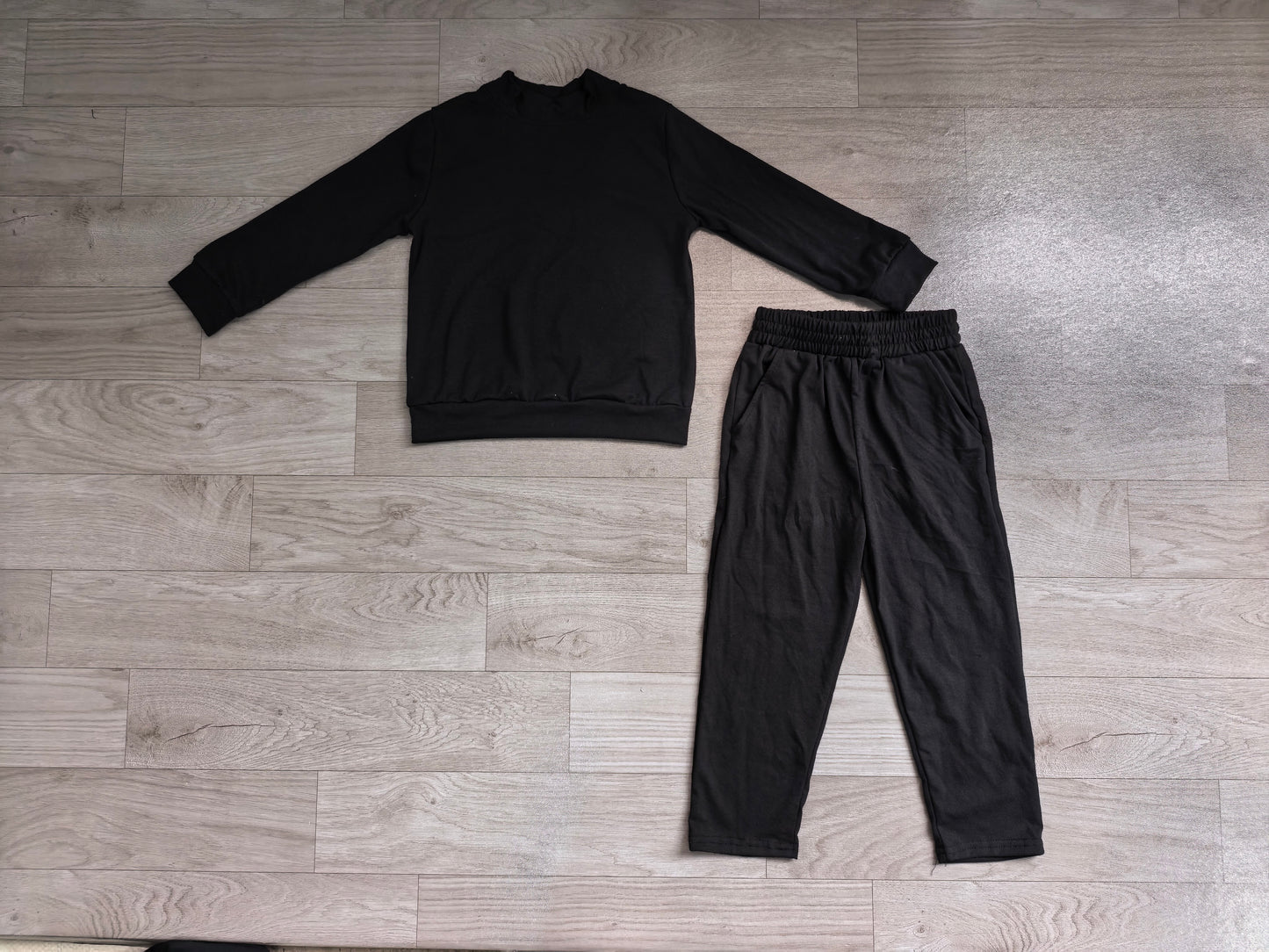 preorder Samples GLP3411 Black Long Sleeve Pants Girls Set