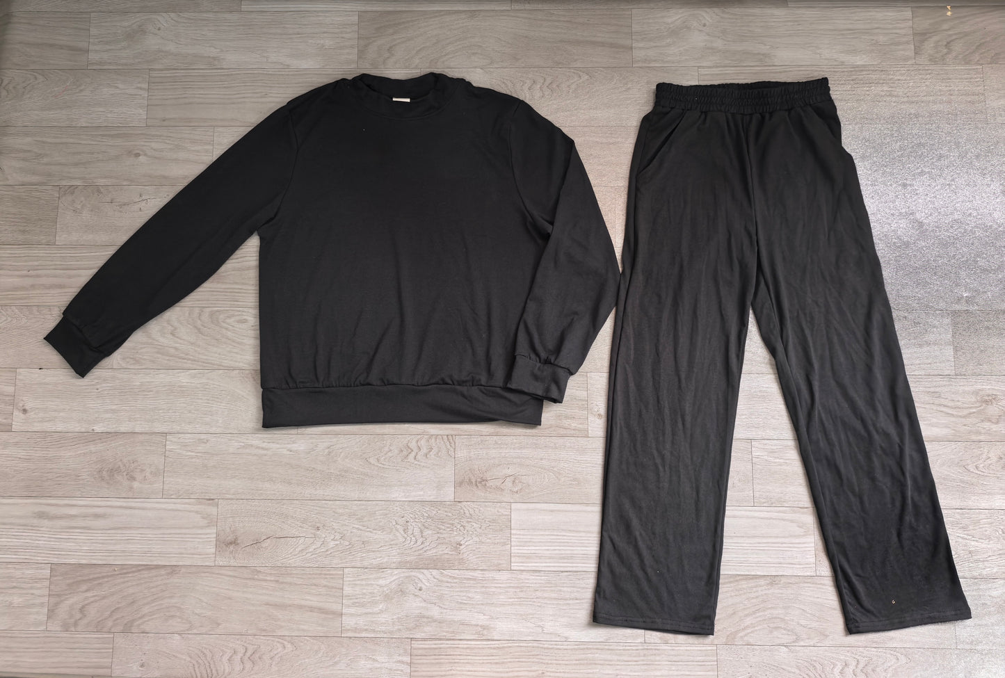 preorder Samples GLP3416 Black Long Sleeve Pants Adult Women Set