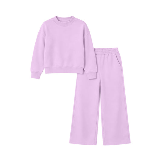 preorder GLP3470 Purple Long Sleeve Pants Girls Set