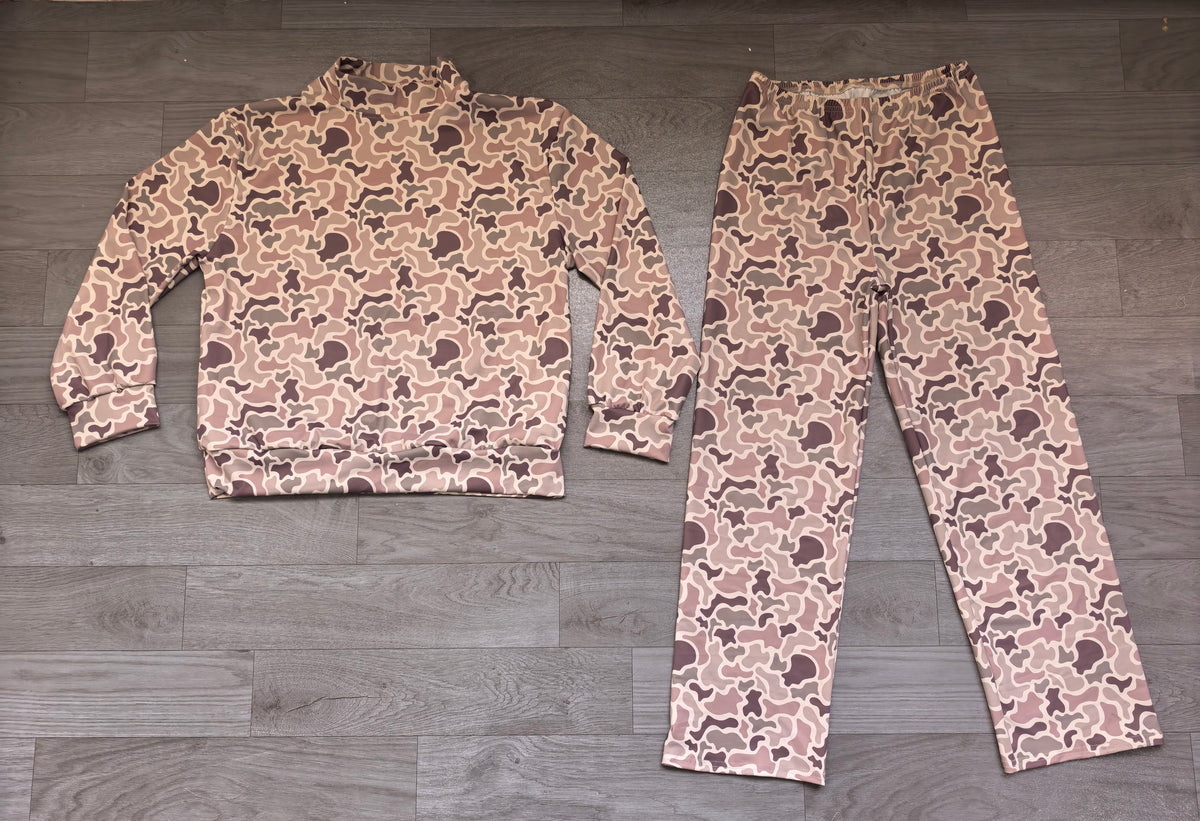 preorder Sampels GLP3820 Yoga Camo Long Sleeve Pants Adult Women Set