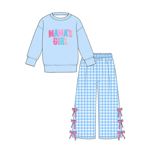 preorder GLP4100 Birthday Girl Long Sleeve Pants Girls Set