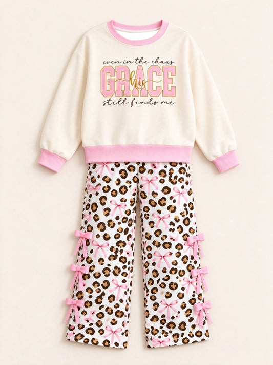 preorder GLP4110 Valentine's Day Grace Long Sleeve Pants Girls Set