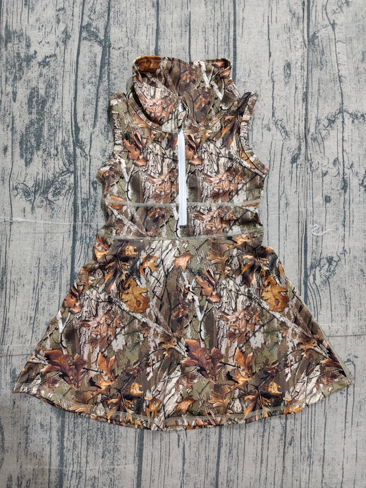 Preorder Samples GSD1384 camo sleeveless girls sportswear clothes
