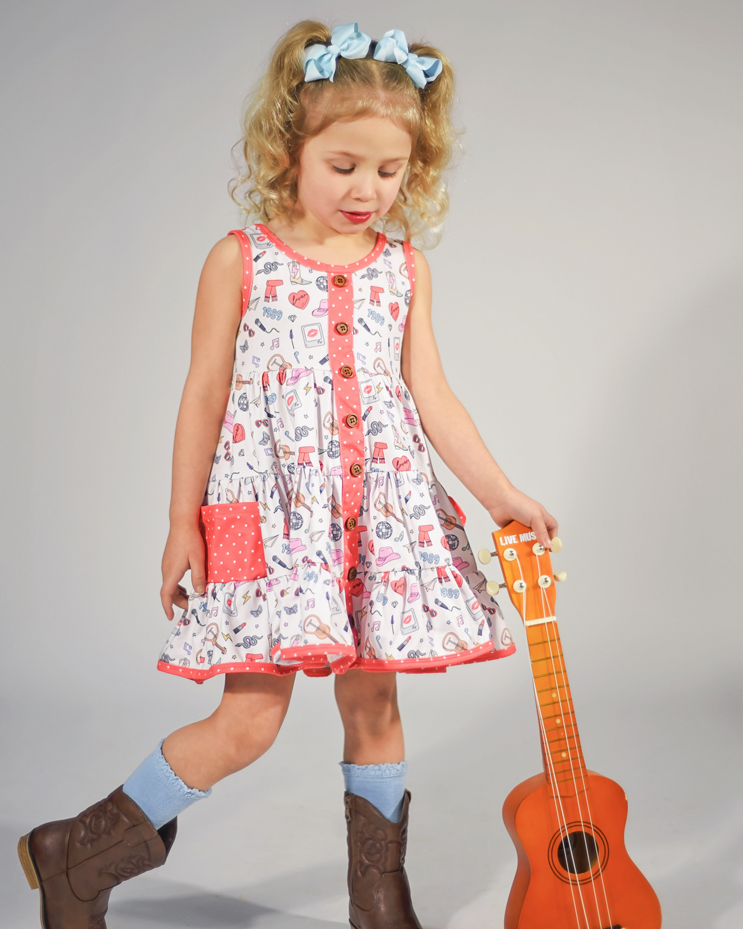 preorder GSD1674 Taylor Country Singer 1989 Sleeveless Girls Dress