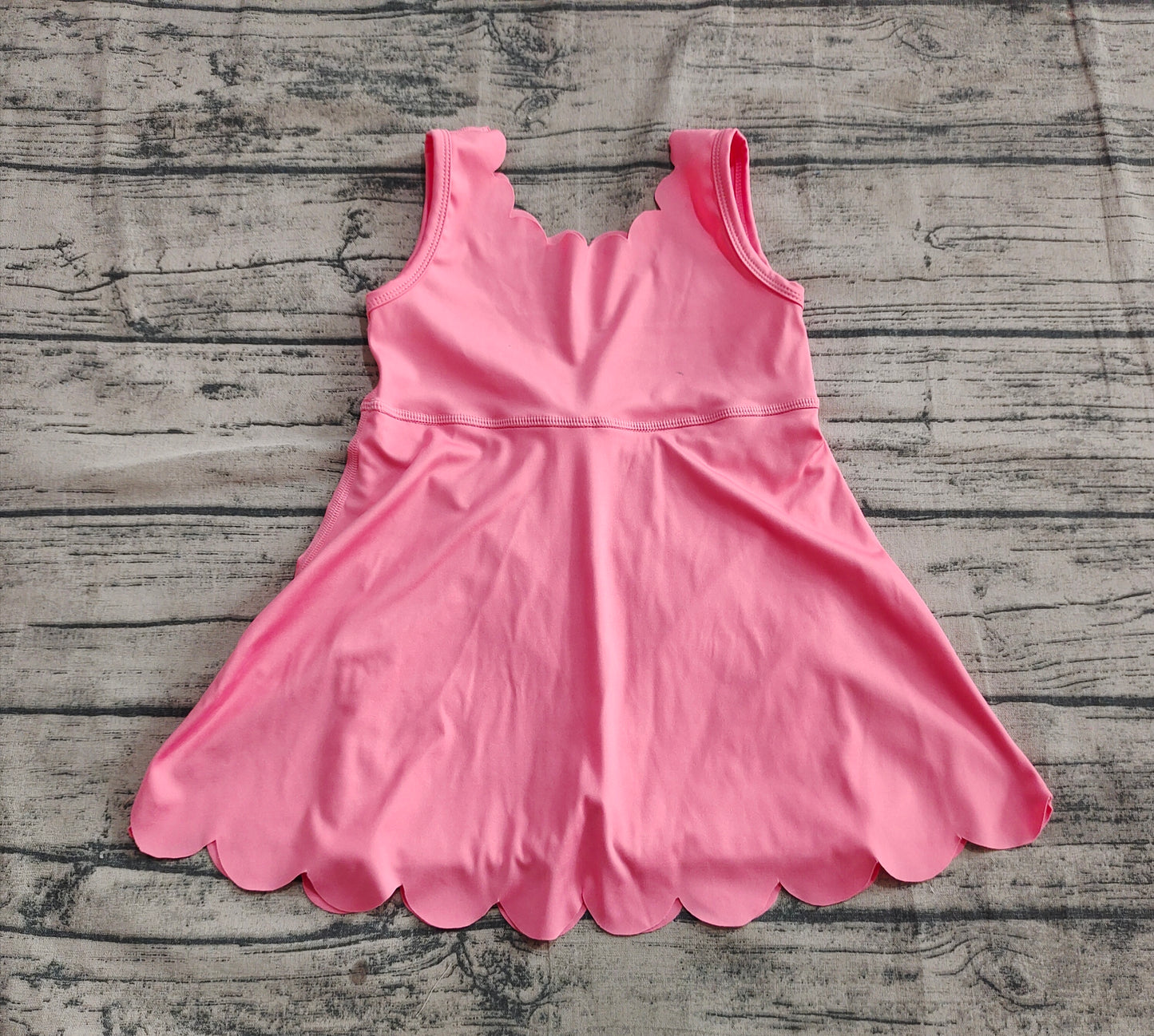 preorder GSD2371 yoga watermelon red sleeveless with shorts girls dress