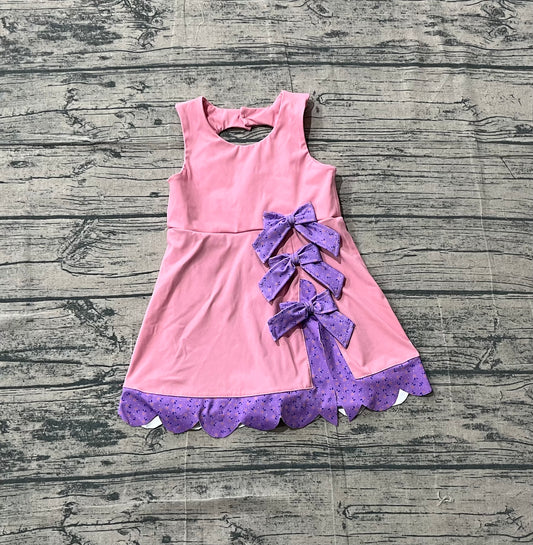 preorder Samples GSD3028 Yoga Pink Sleeveless Girls Dress