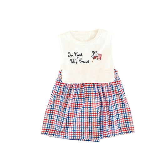 preorder GSD3240 July 4th Flag Girls Dress