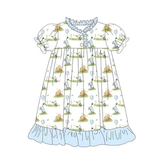 preorder GSSO3070 Easter Bunny Rabbit Pink Flutter Sleeve Leoaprd Shorts Girls Set