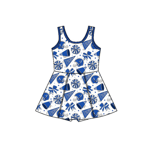 preorder GSD3606 Football Item Camo Sleeveless Skorts Girls Dress