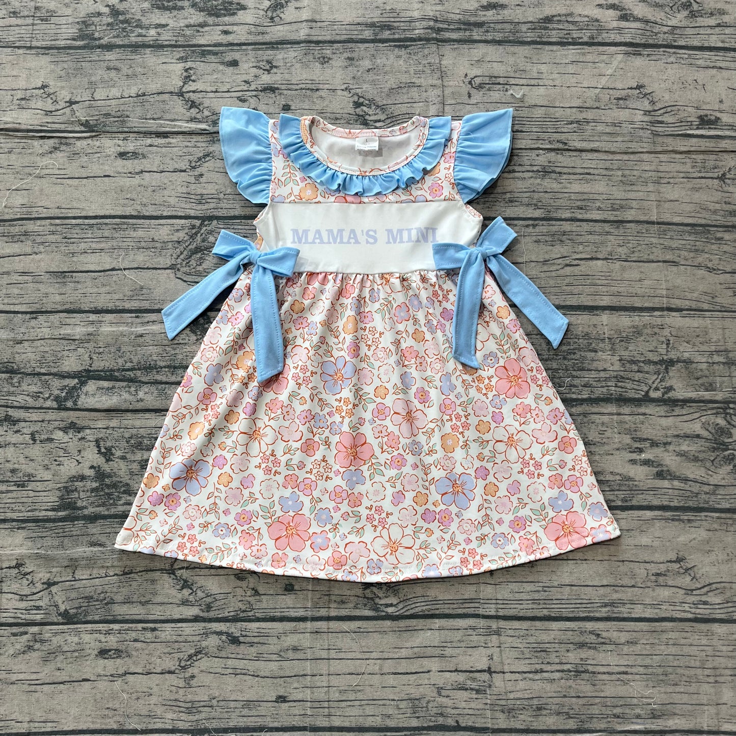 preorder Sampels GSD3648 Mama's Mini Flowers Bows Girls Dress