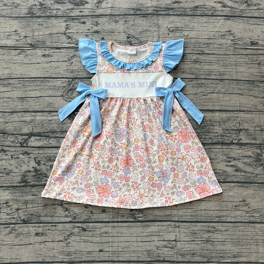 preorder Sampels GSD3648 Mama's Mini Flowers Bows Girls Dress