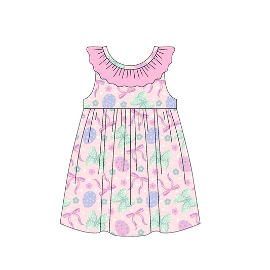 preorder GSD3658 Easter Egg Bows Girls Dress