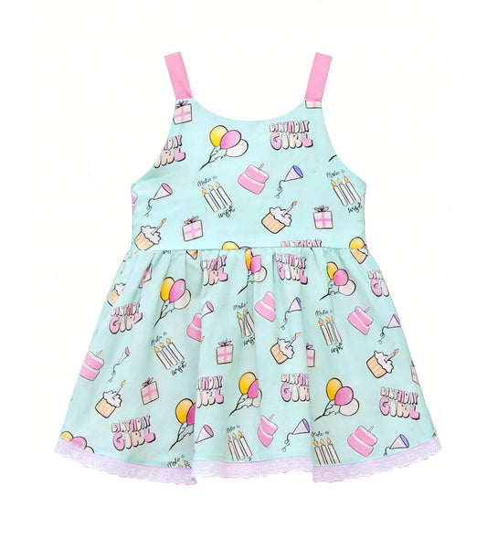 preorder GSD3659 Birthday Balloon Girls Dress