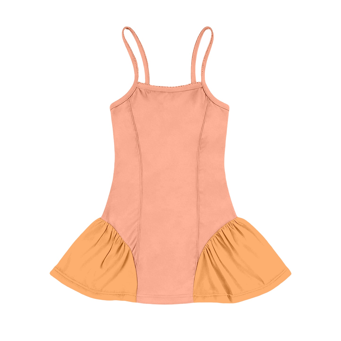 preorder GSD3690 Yoga Light Orange Skorts Girls Dress
