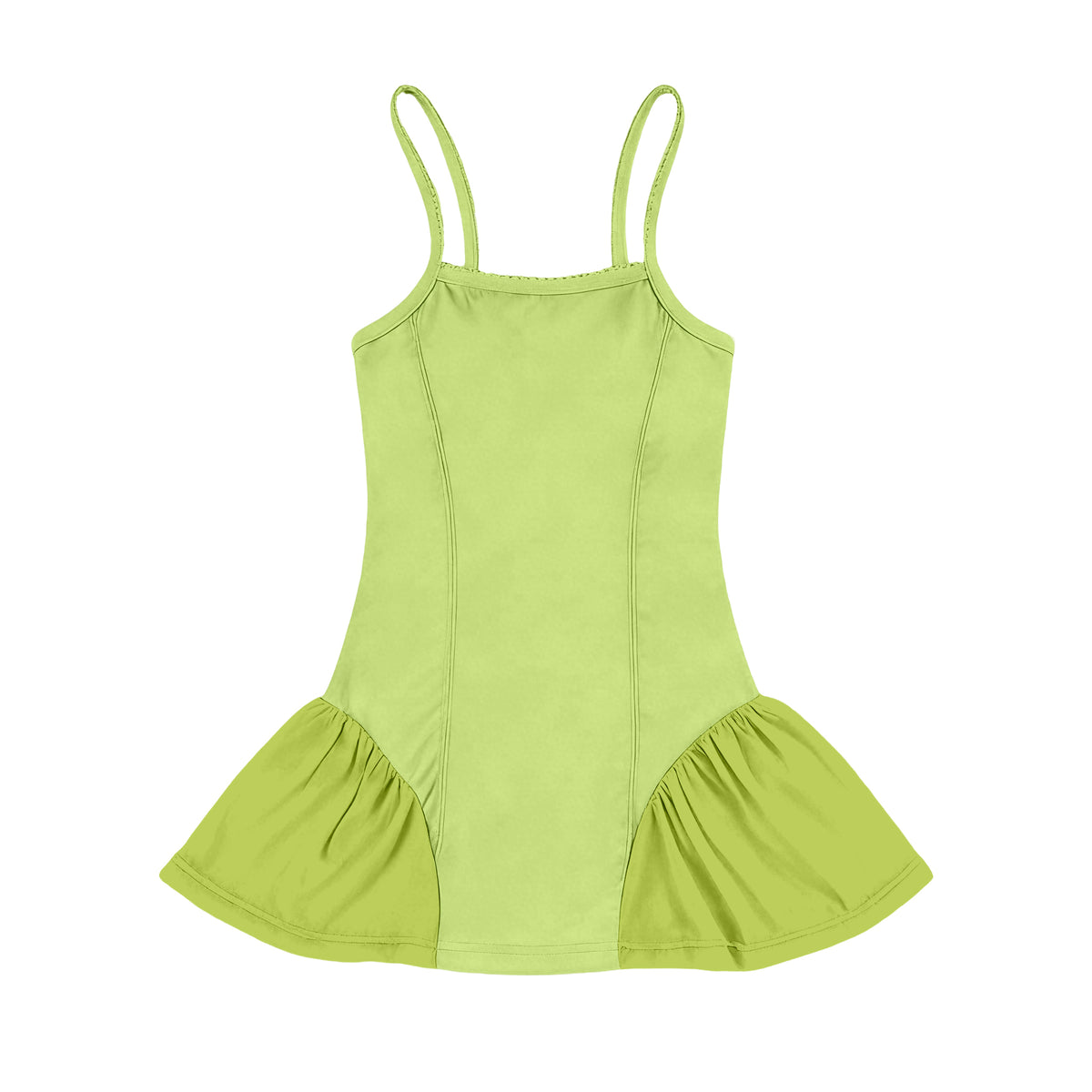 preorder GSD3692 Yoga Green Skorts Girls Dress