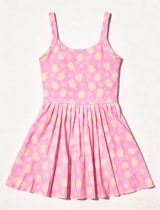 preorder GSD3914 Pickleball Pink Girls Dress