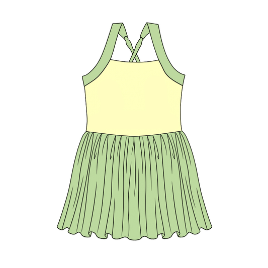 Preorder GSD3981 Yoga Princess Girls Dress