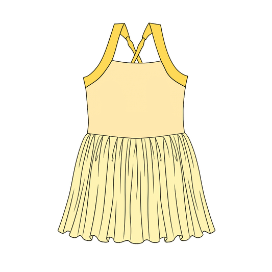 Preorder GSD3982 Yoga Princess Girls Dress
