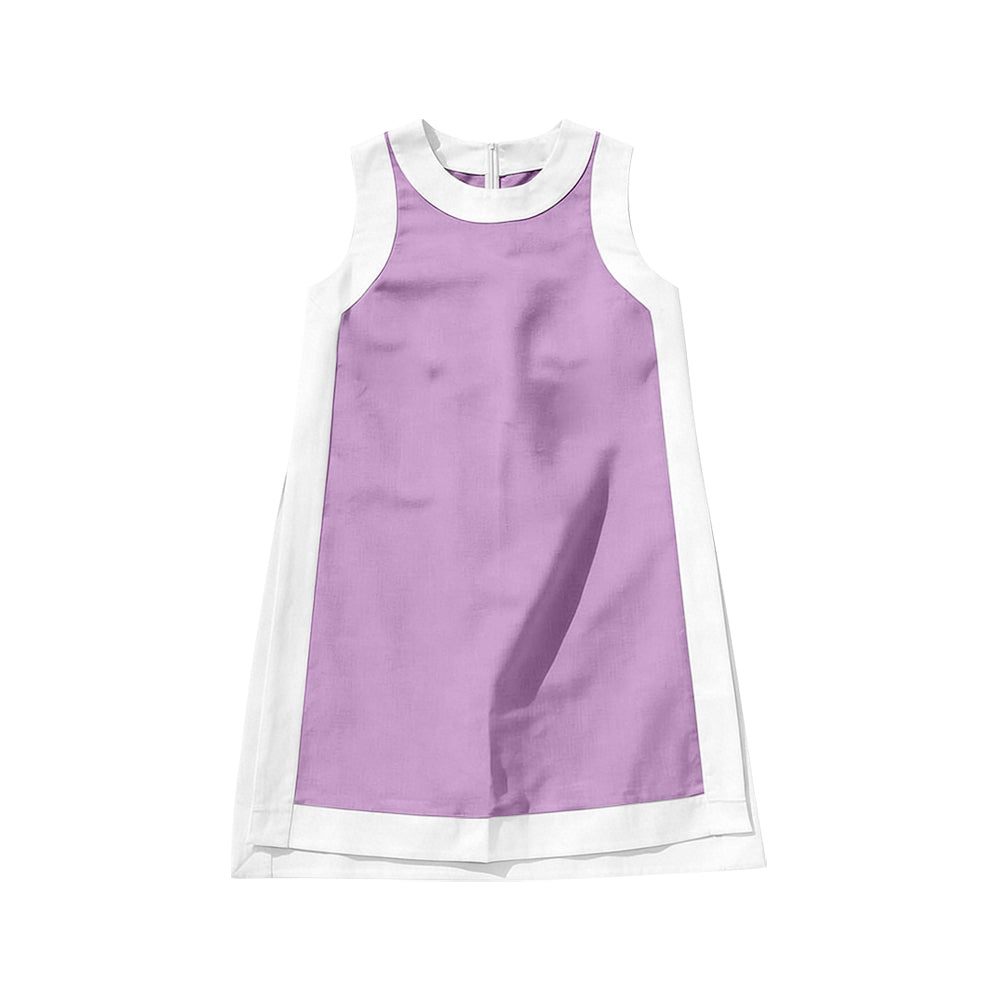 Preorder GSD3991 Yoga Purple Skorts Girls Dress