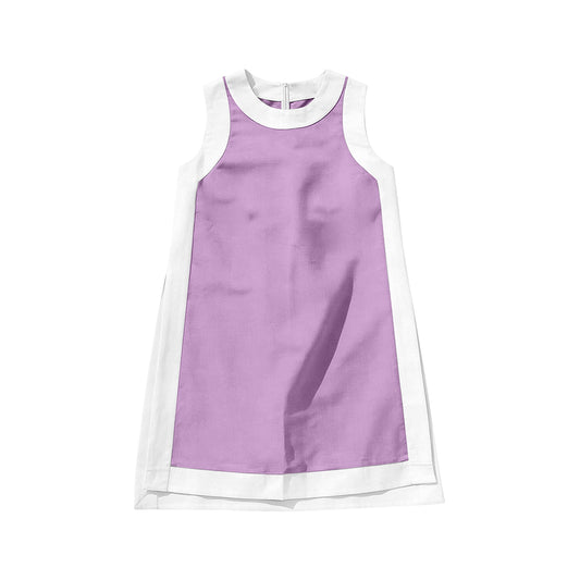 Preorder GSD3991 Yoga Purple Skorts Girls Dress