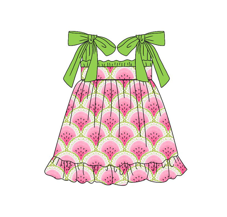 Preorder GSD4006 Watermelon Girls Dress