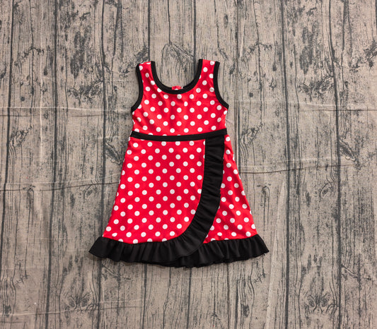 preorder Samples GSD4128 Yoga Red Dot Skorts Girls Dress