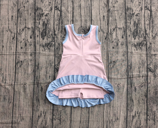 preorder Samples GSD4129 Yoga Pink Skorts Girls Dress