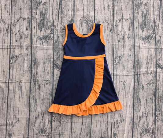 preorder Samples GSD4131 Yoga Navy Blue Skorts Girls Dress