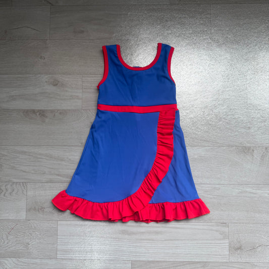 preorder Samples GSD4133 Yoga Navy Blue Skorts Girls Dress